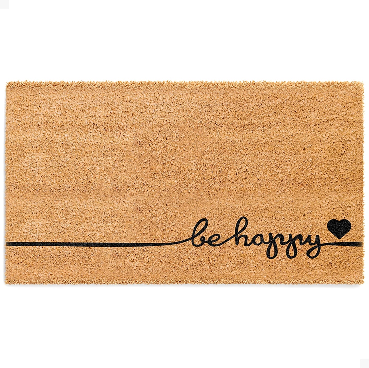 be happy Natural Coir Doormat