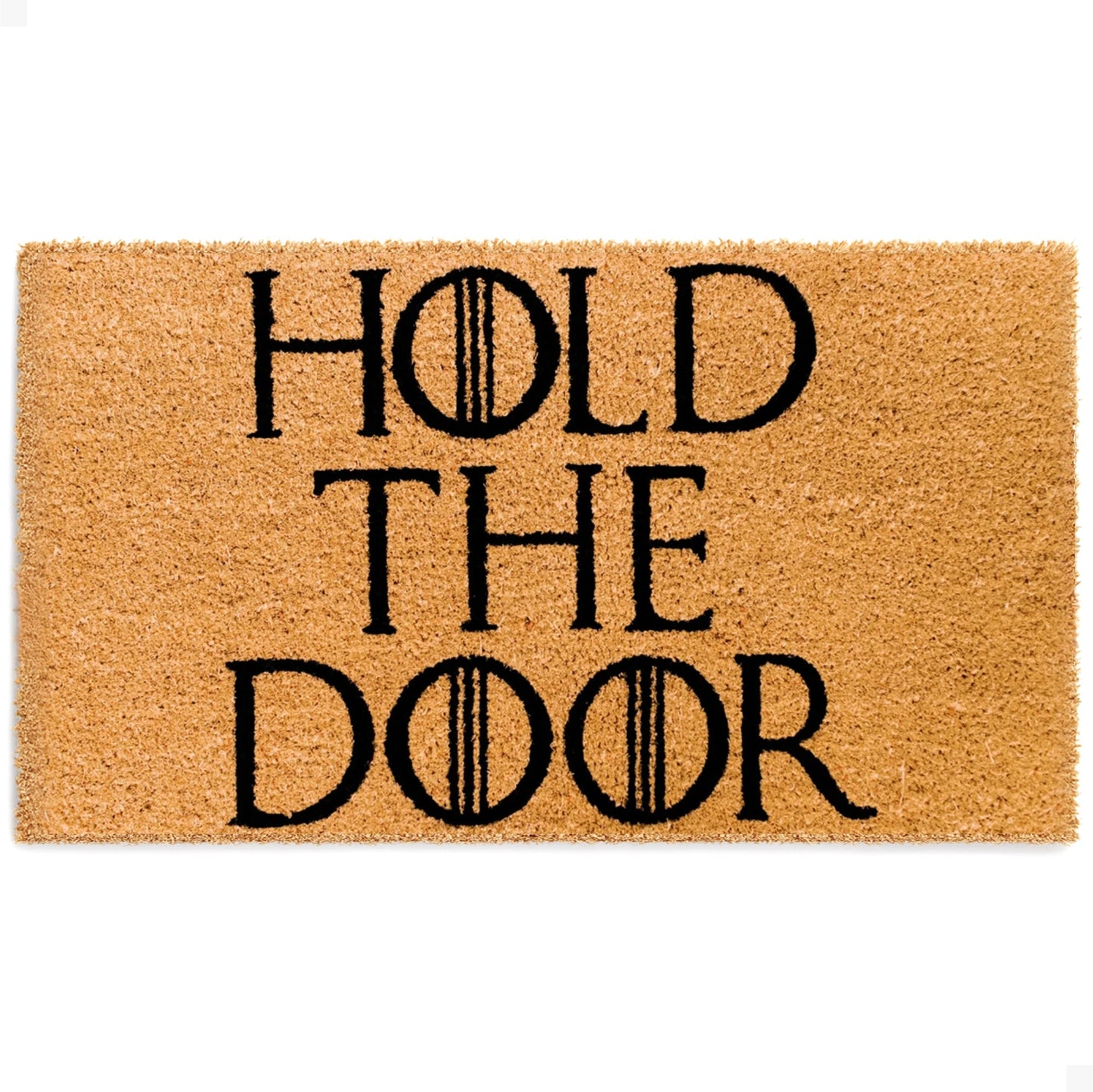 Hold the Door Natural Coir Doormat