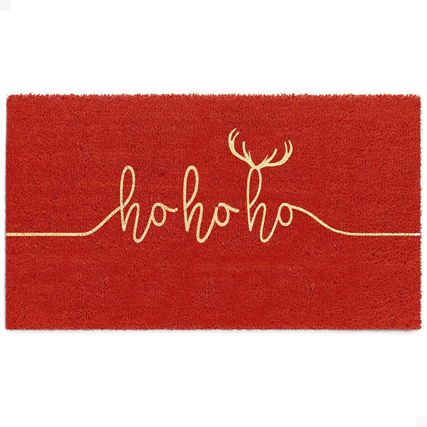Ho Ho Ho Natural Coir Doormat