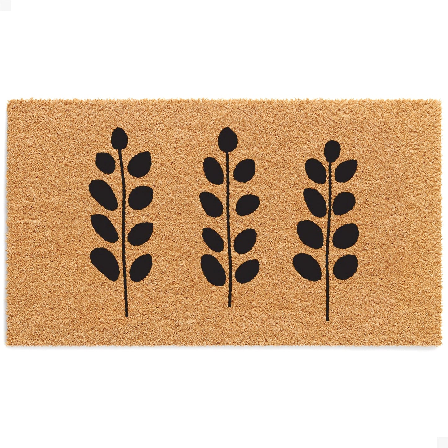 Silhouette Garden Natural Coir Doormat