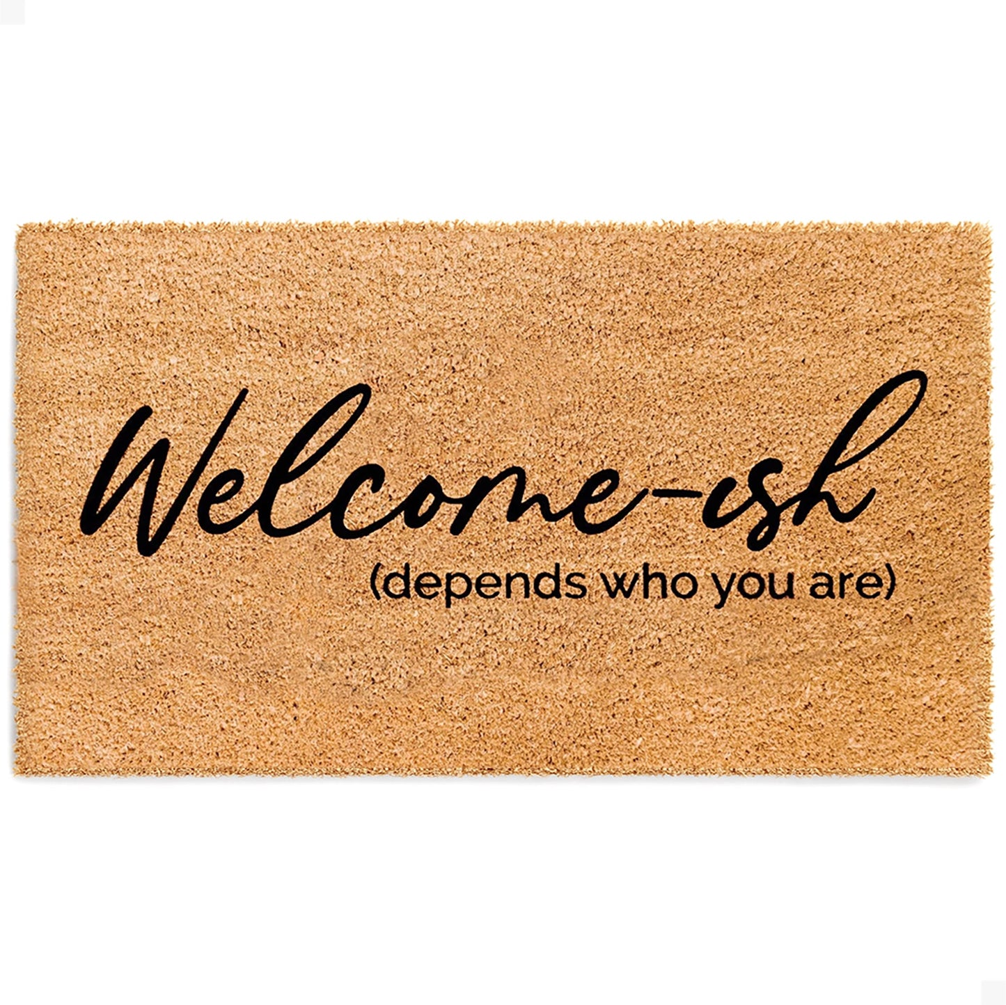 Welcome-ISH Natural Coir Doormat