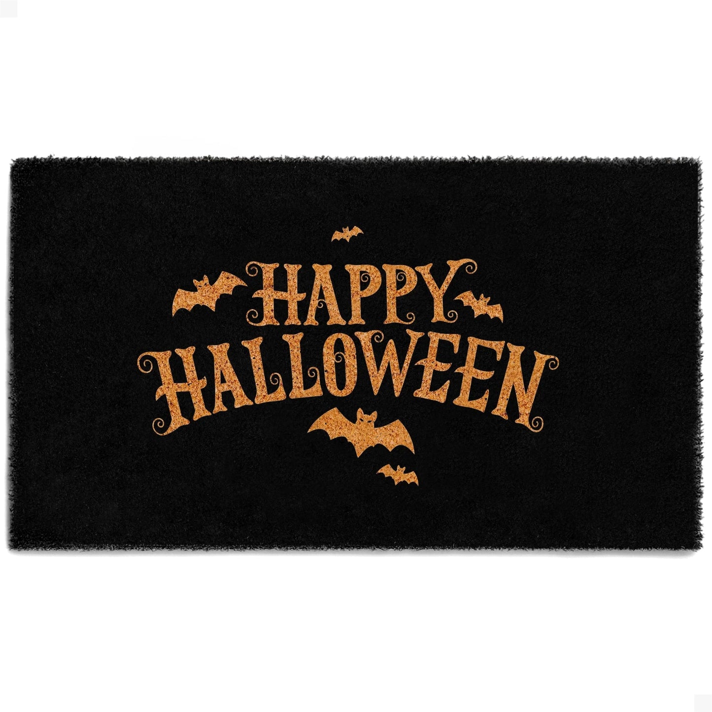 Festive Fright Natural Coir Doormat