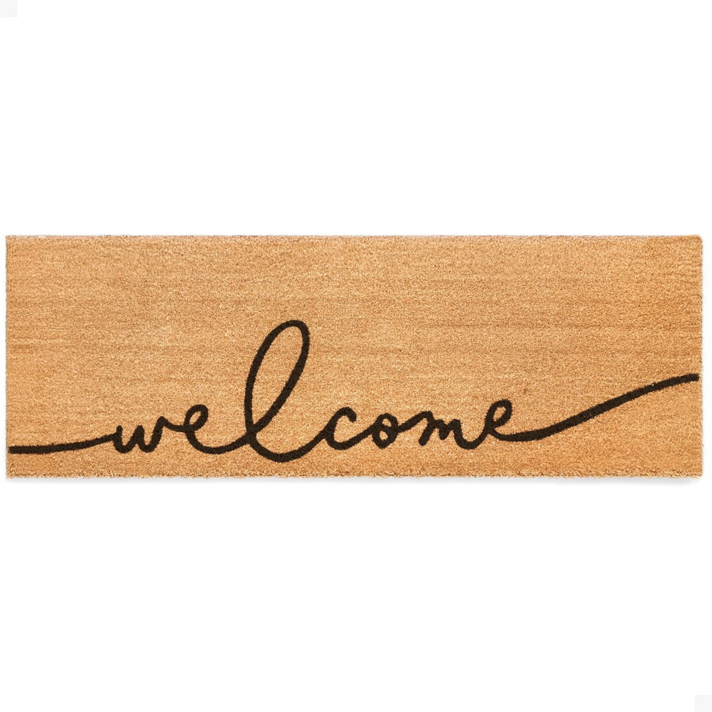Warm Greeting Natural Coir Doormat - 24x72