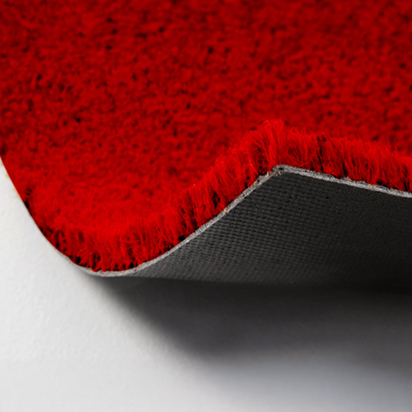 Red Christmas Natural Coir Doormat