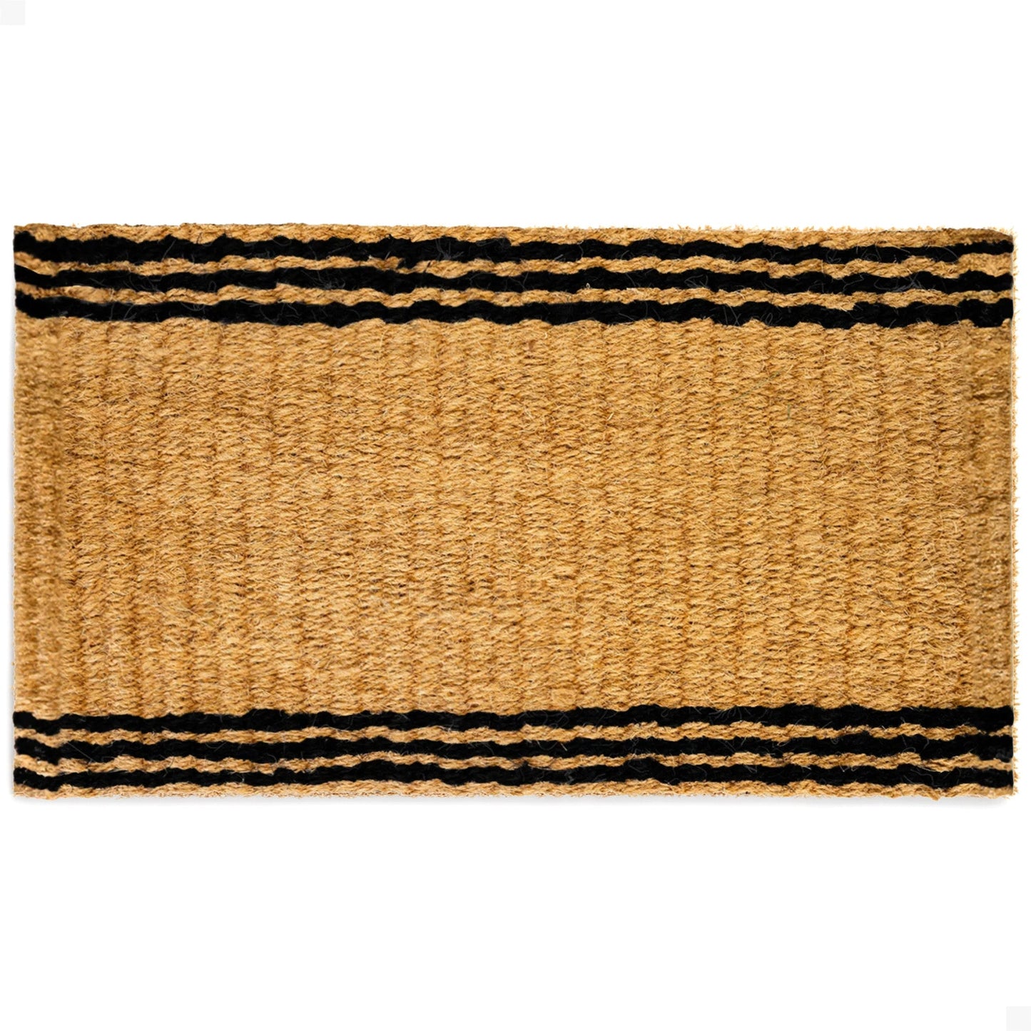 Rope Stripe Natural Woven Doormat
