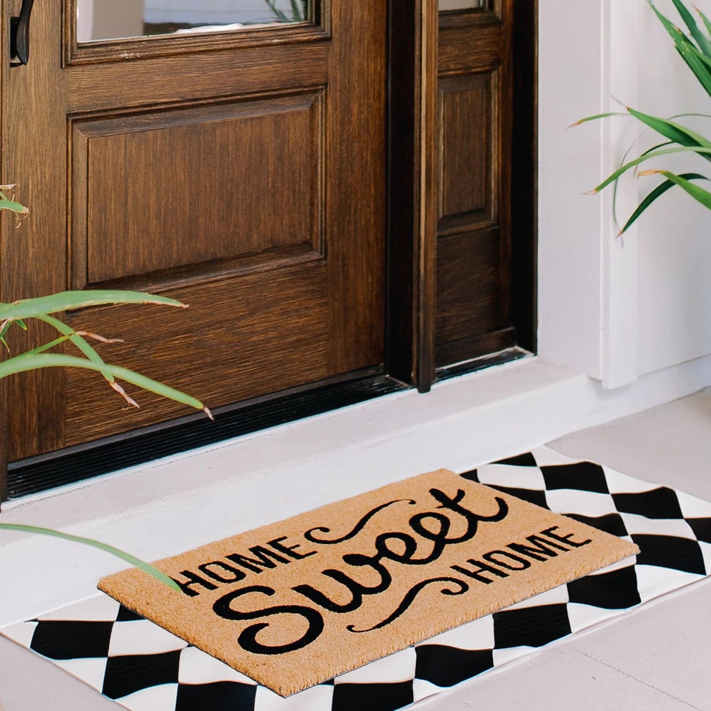 Home Sweet Home Natural Coir Doormat