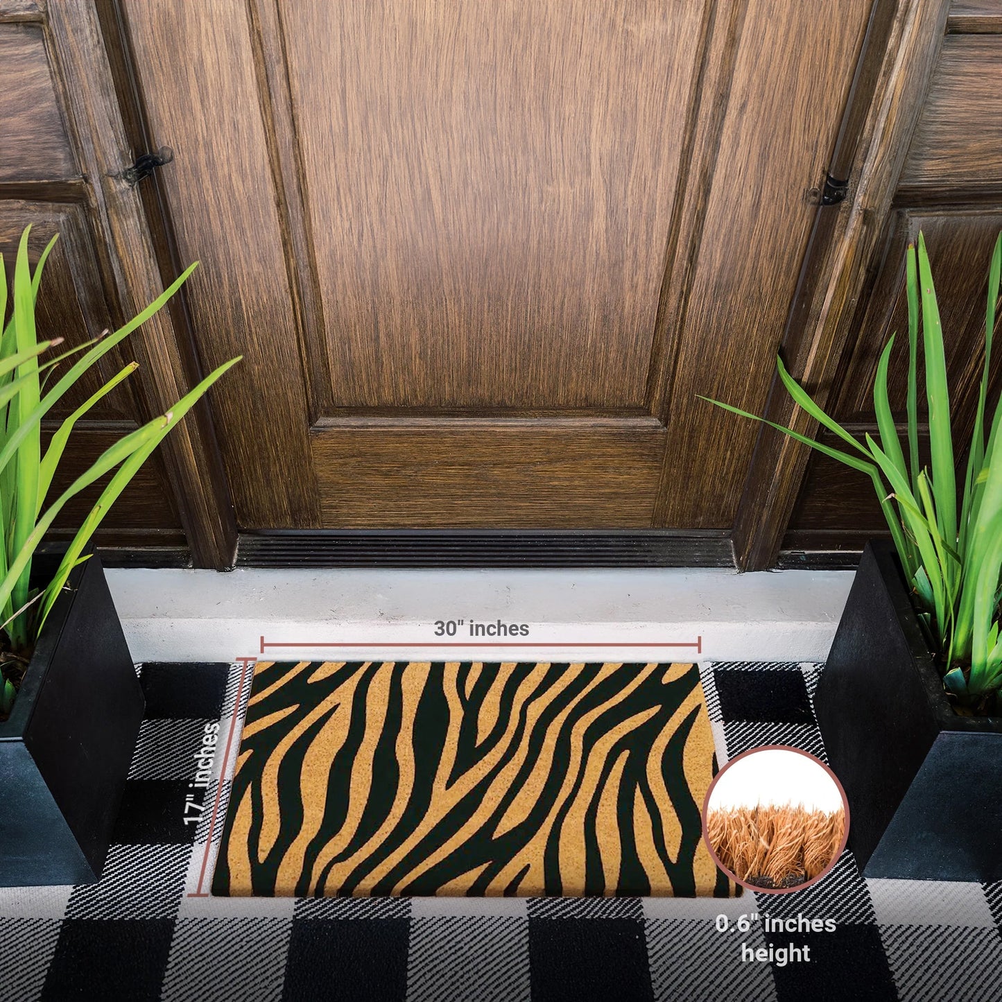 Safari Stride Natural Coir Doormat