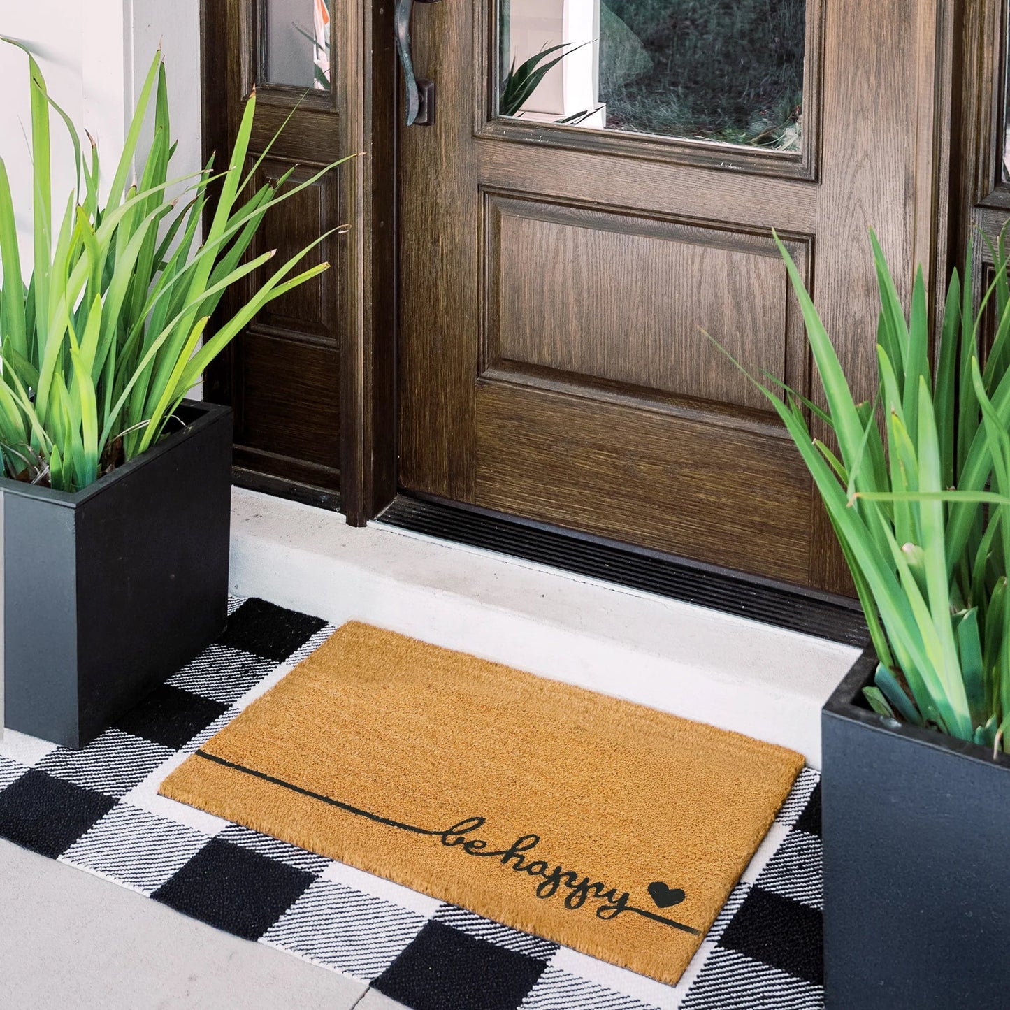 be happy Natural Coir Doormat