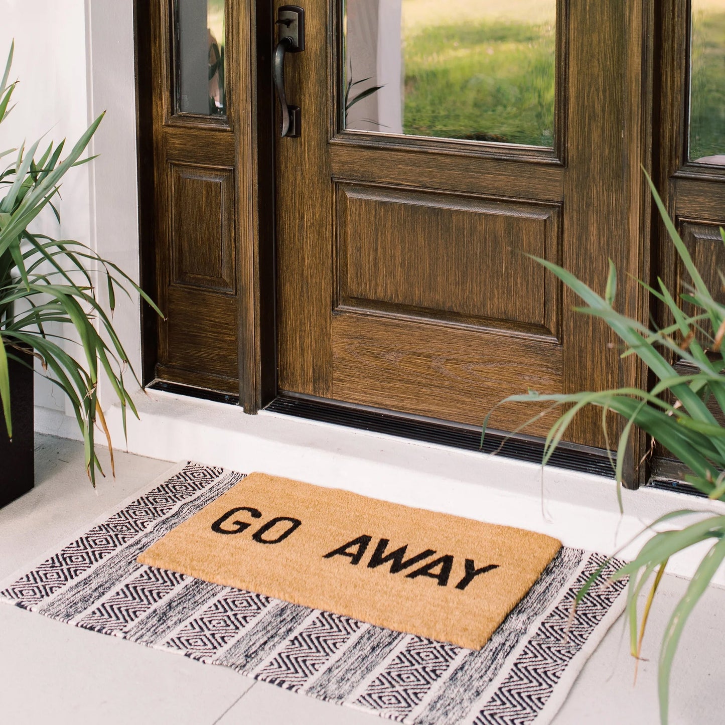 Go Away Natural Coir Doormat