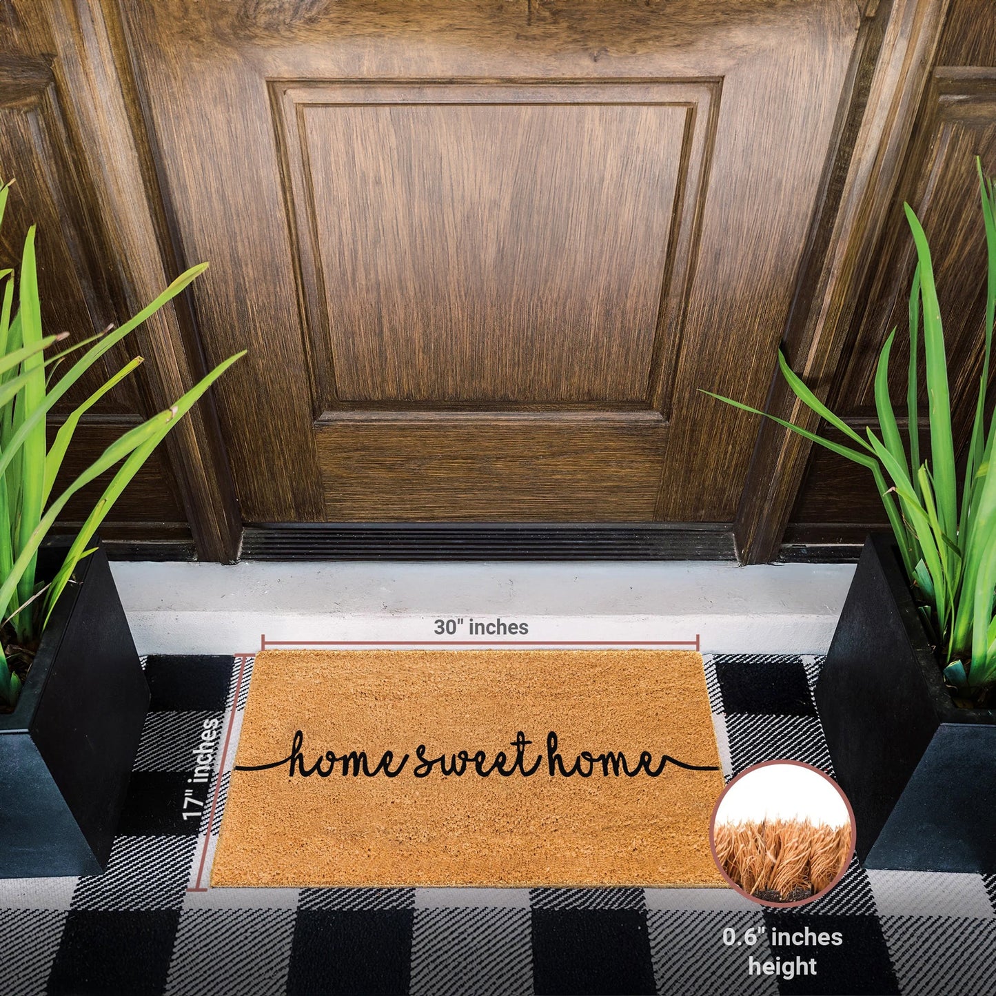 Natural Home Natural Coir Doormat