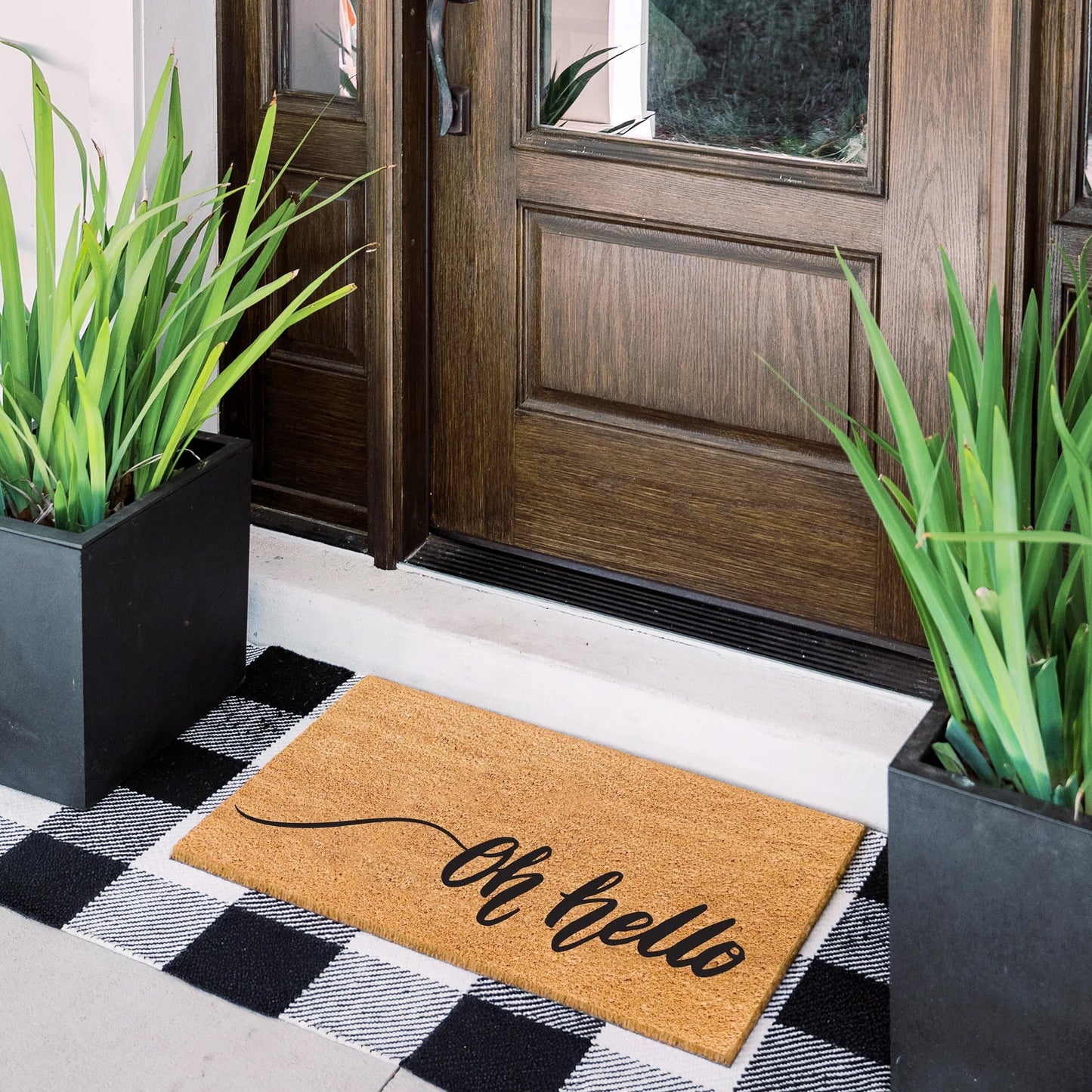 Oh hello Natural Coir Doormat