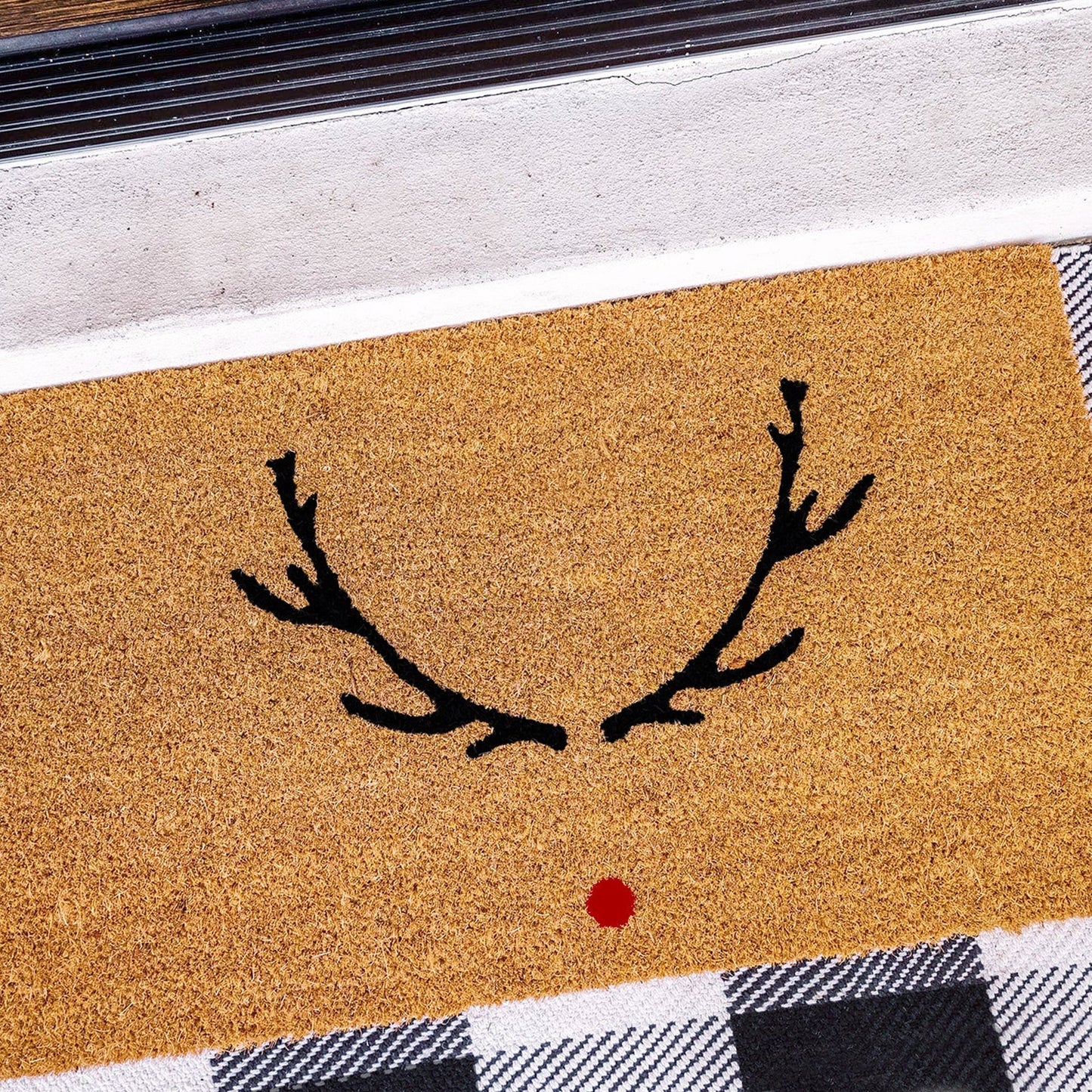 Reindeer Natural Coir Doormat