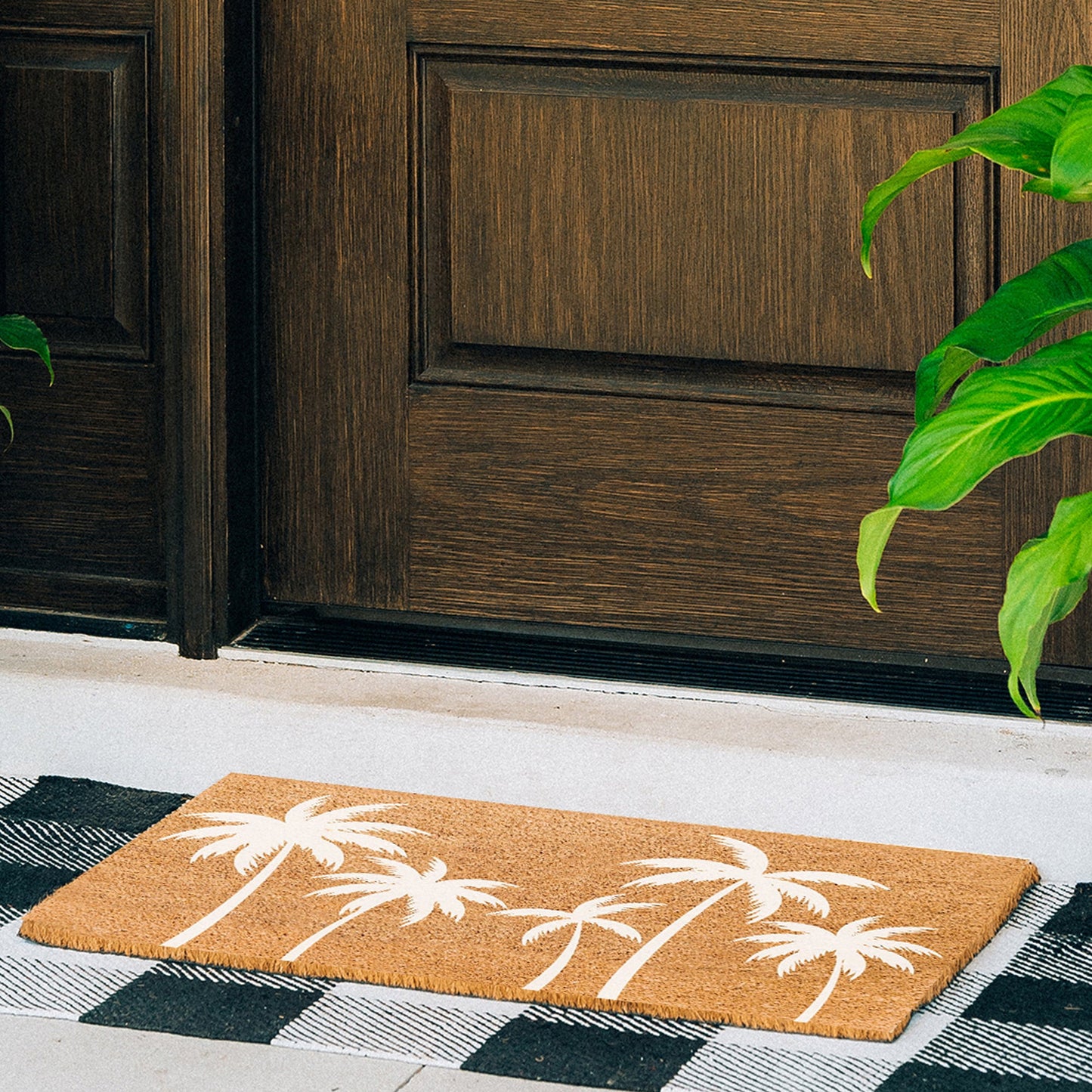 Coastal Breeze Natural Coir Doormat