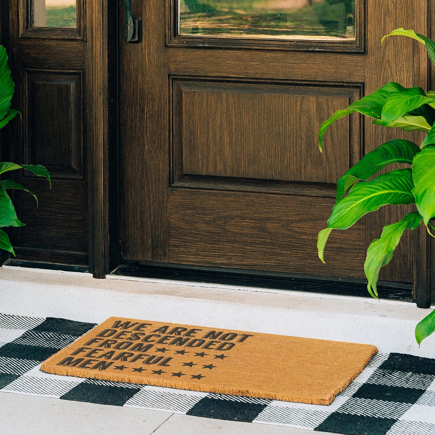 Heritage Proclamation Natural Coir Doormat