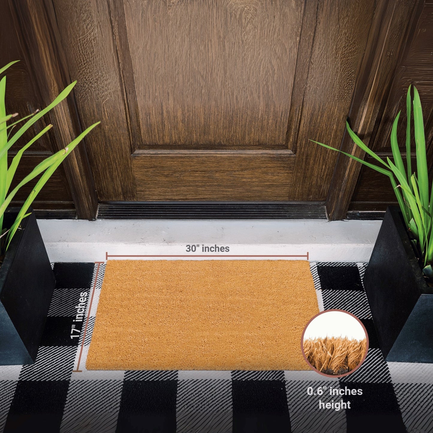 Natural Coir Doormat