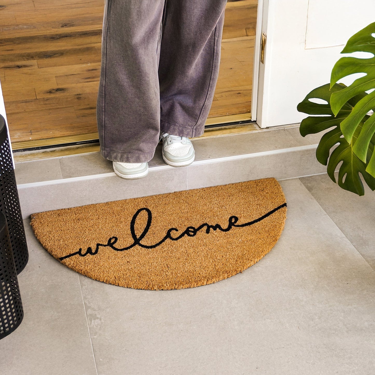 Lunar Welcome Natural Coir Doormat