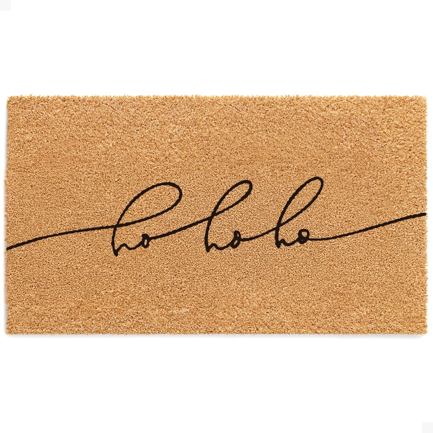 Festive Echo Natural Coir Doormat