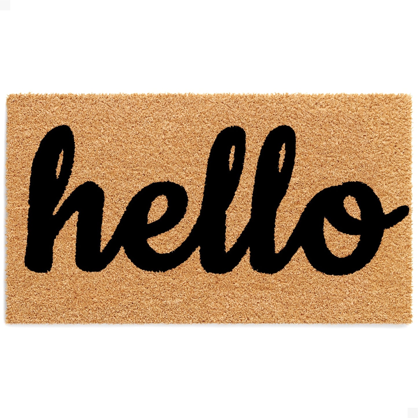 hello Natural Coir Doormat