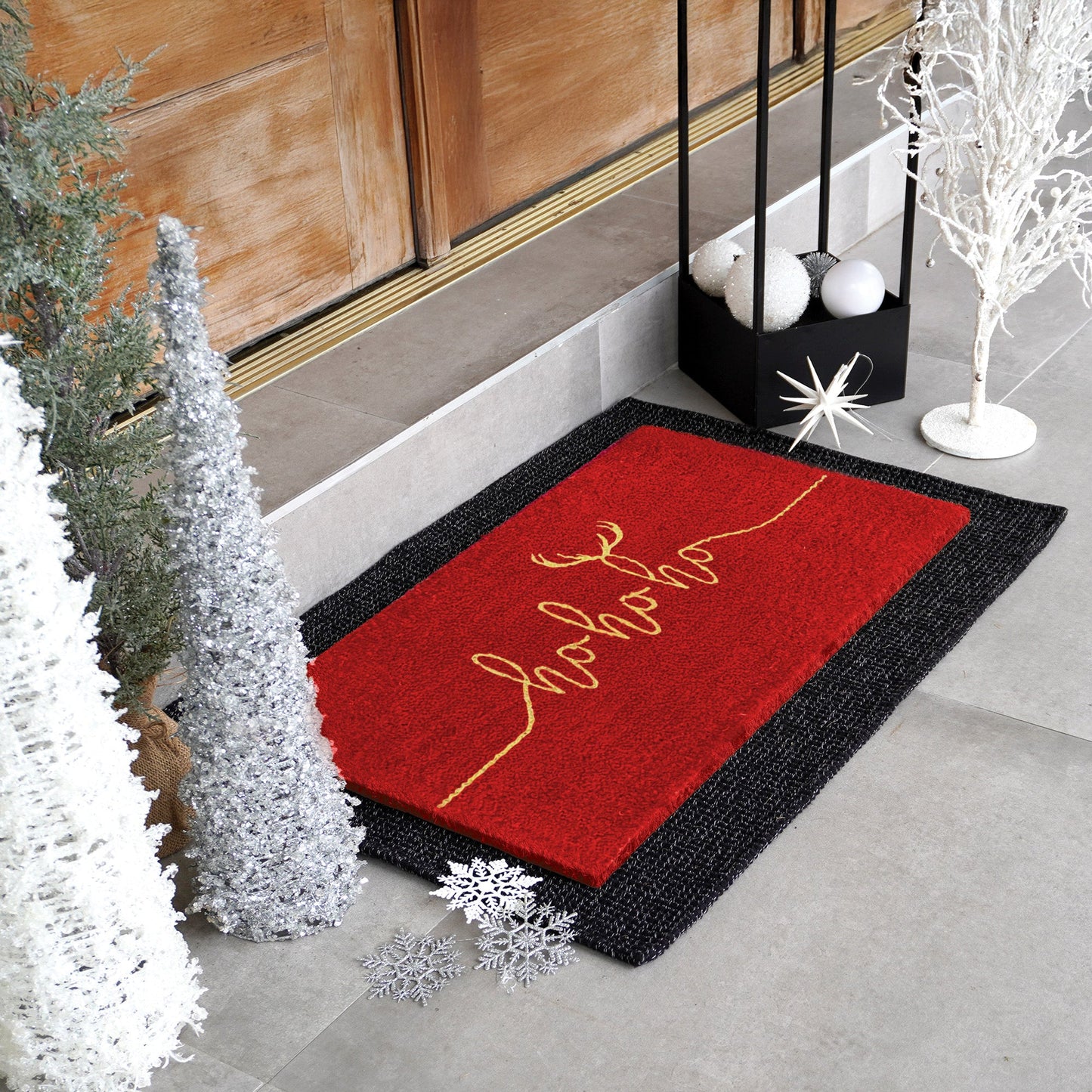 Ho Ho Ho Natural Coir Doormat