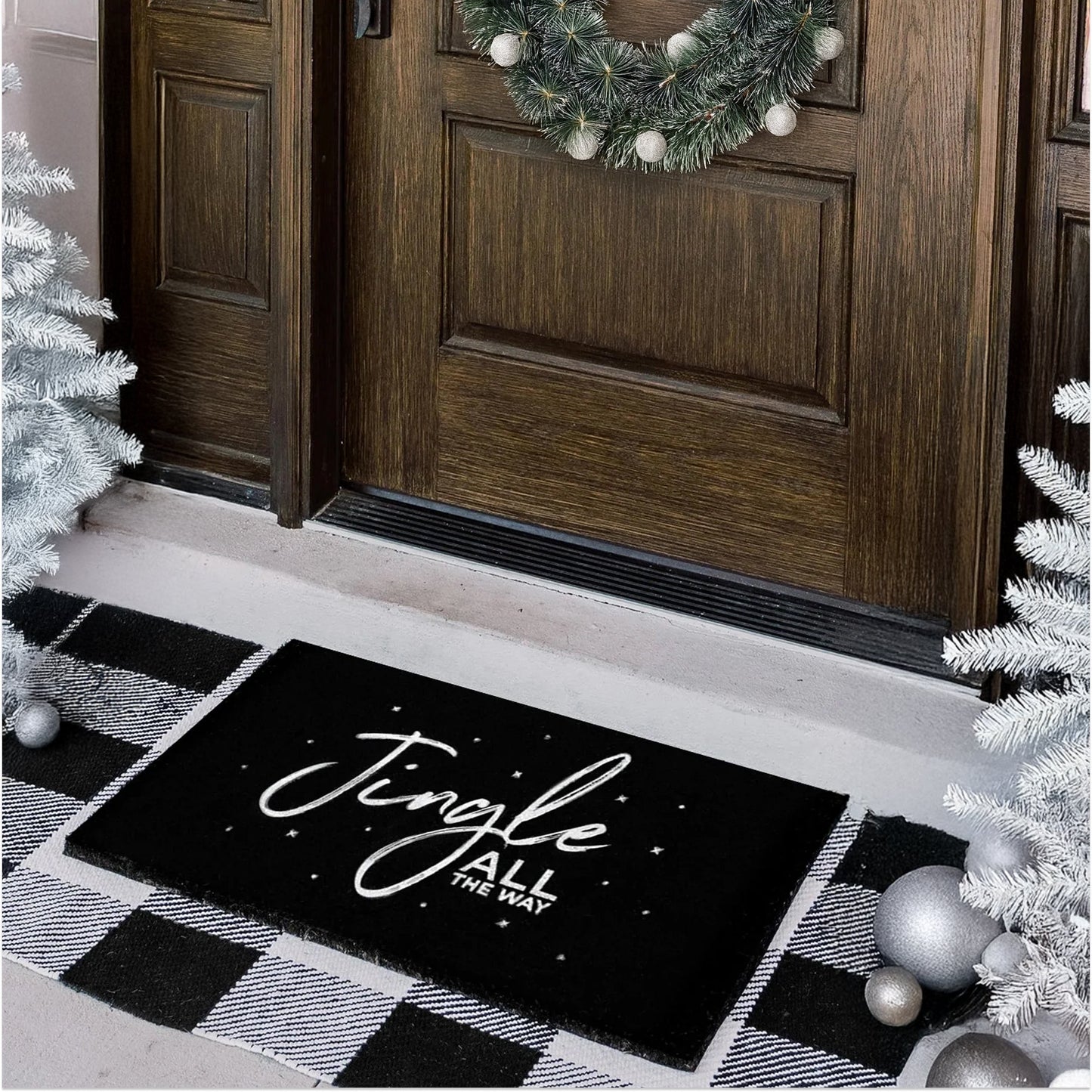 Midnight Melody Natural Coir Doormat