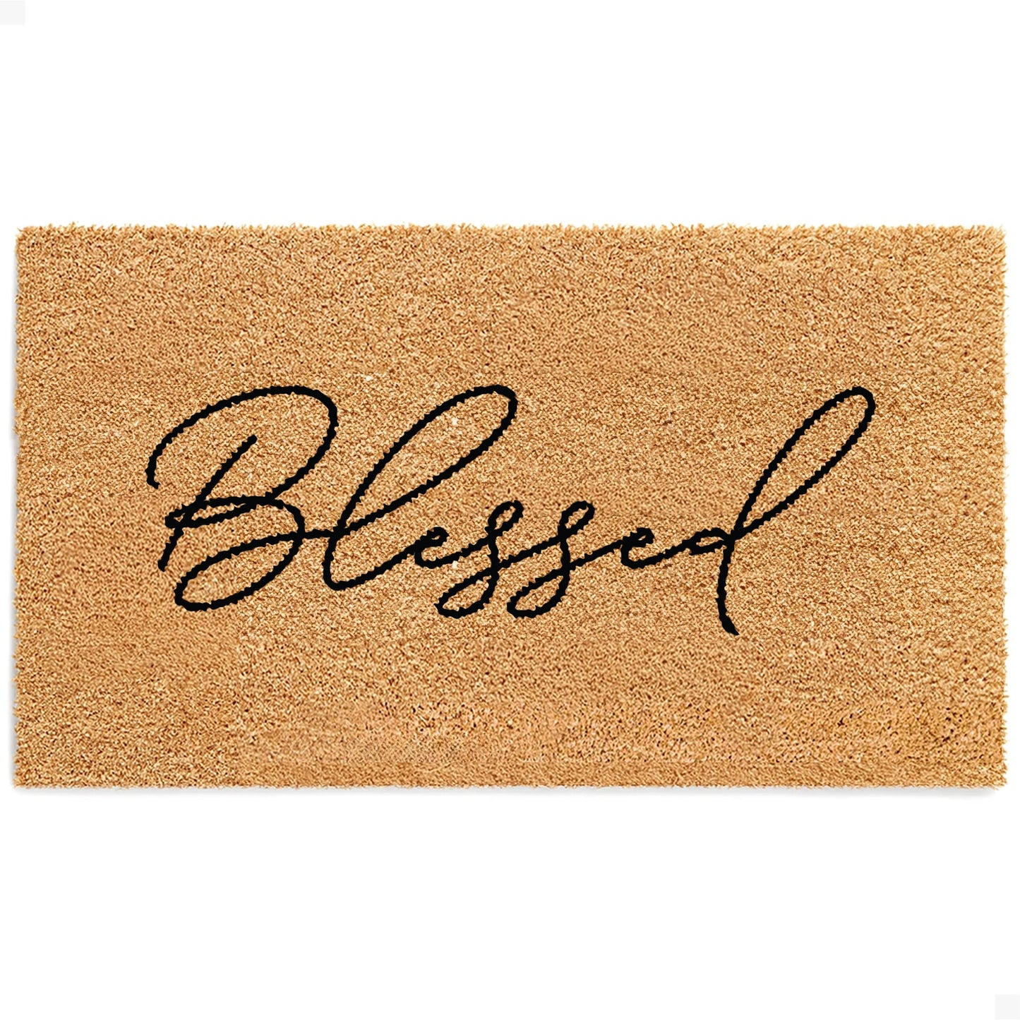 blessed Natural Coir Doormat - 17x30