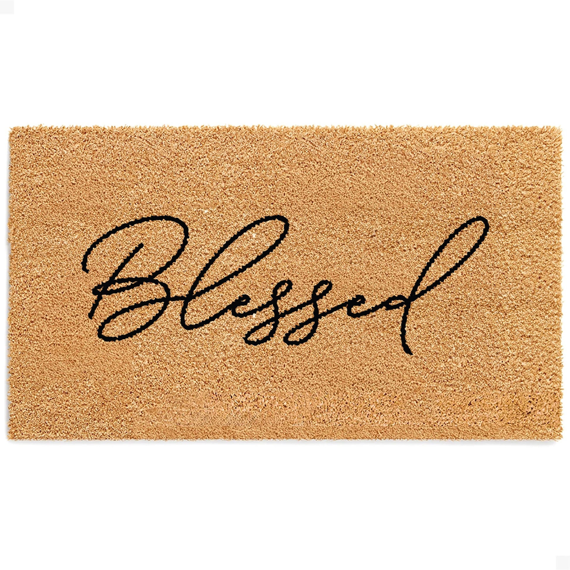 blessed Natural Coir Doormat - 17x30