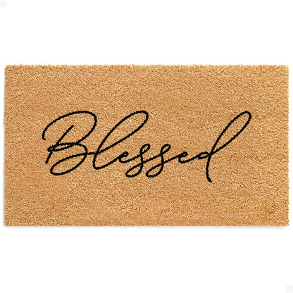 blessed Natural Coir Doormat - 17x30
