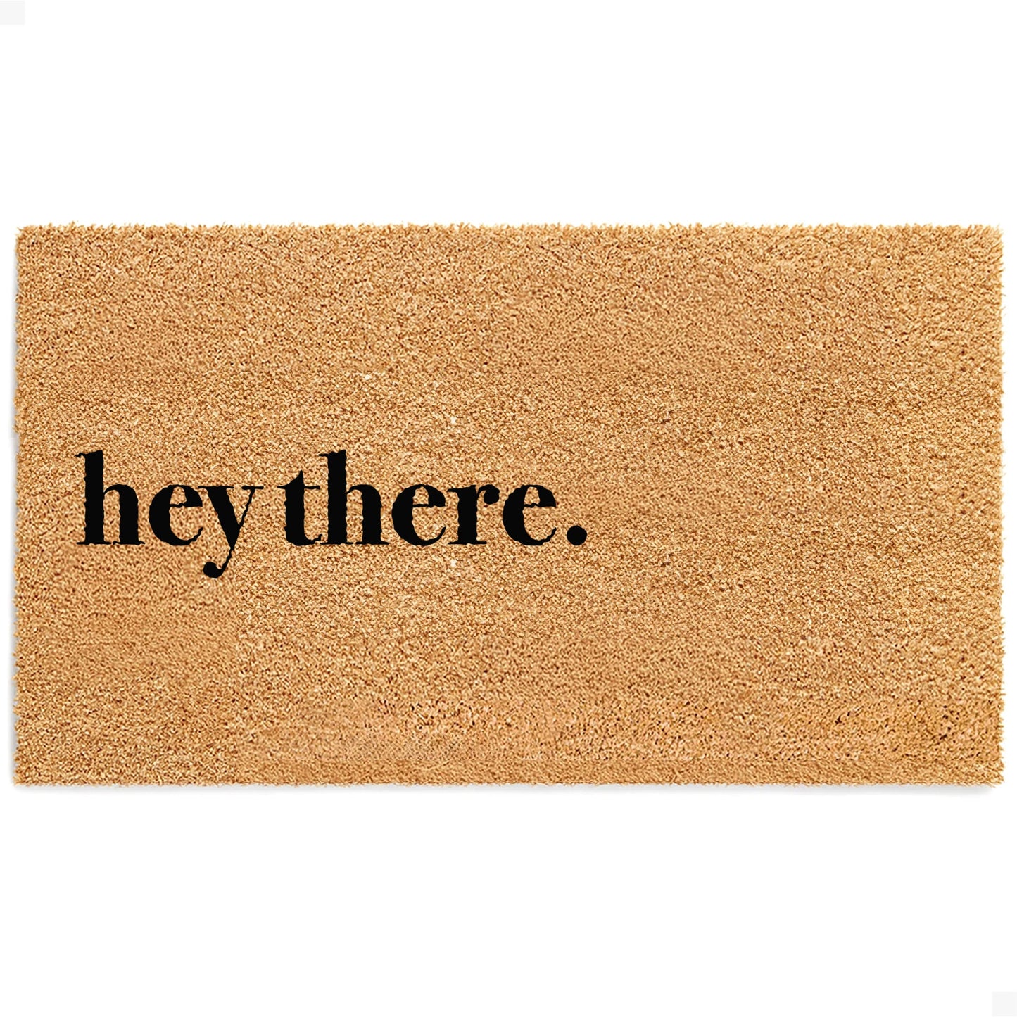 hey there. Natural Coir Doormat - 17x30