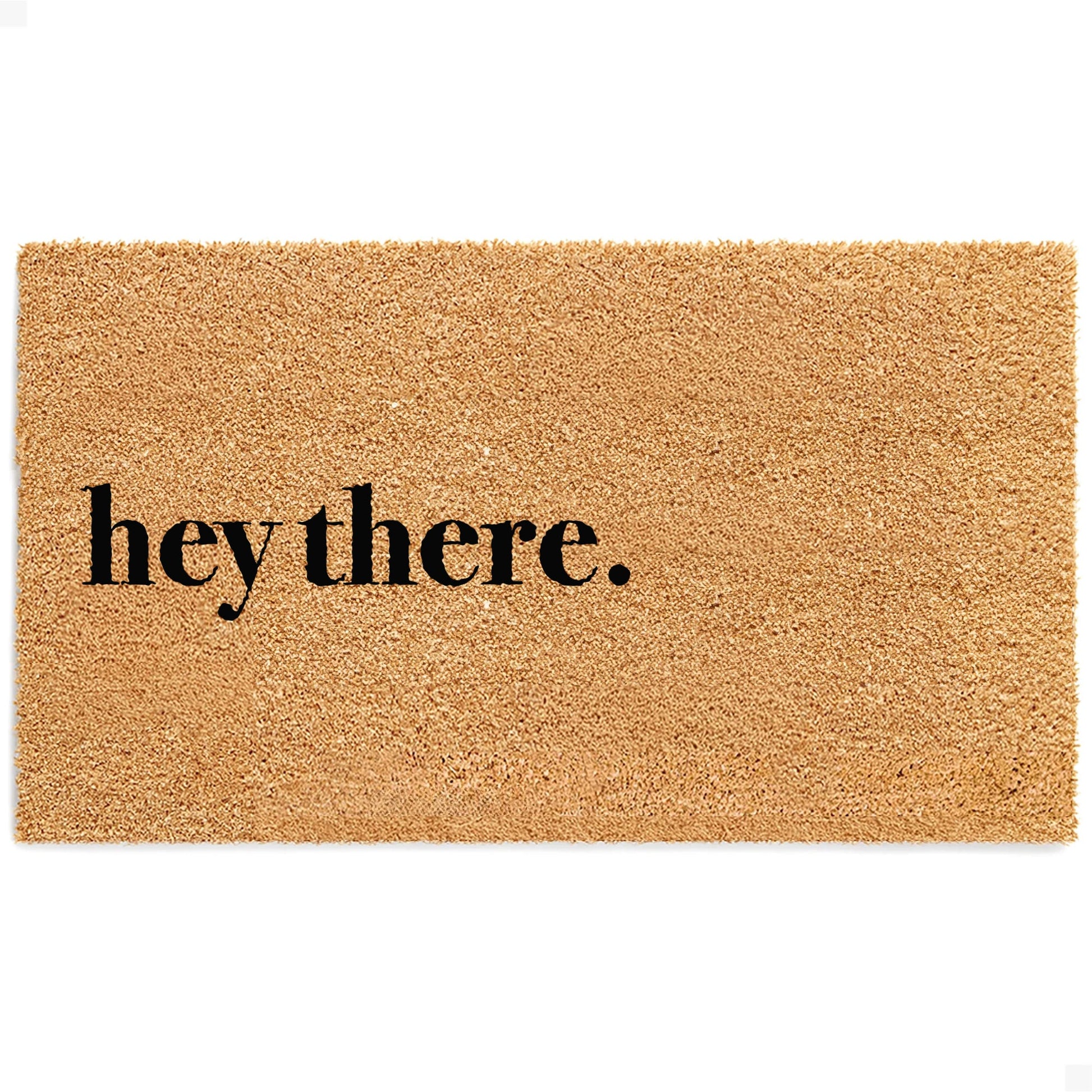 hey there. Natural Coir Doormat - 17x30