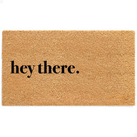 hey there. Natural Coir Doormat - 17x30