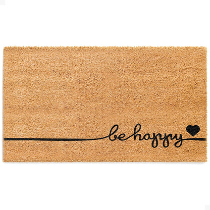 be happy Natural Coir Doormat