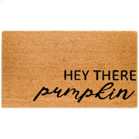 Hey There Pumpkin Natural Coir Doormat