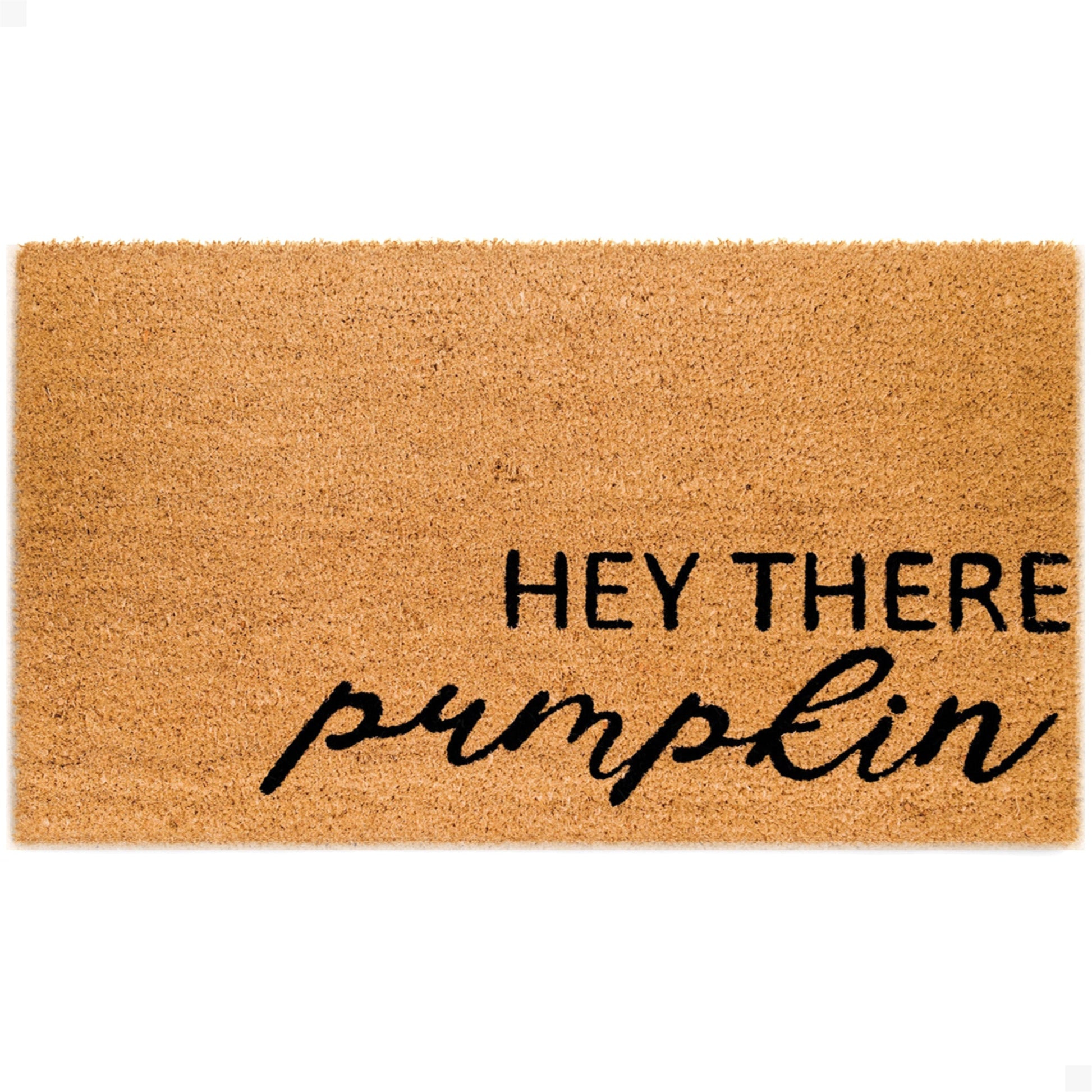 Hey There Pumpkin Natural Coir Doormat