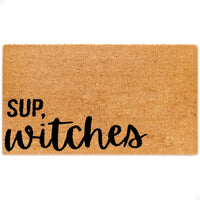 Sup, Witches Natural Coir Doormat