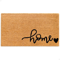 Heart and Home Natural Coir Doormat