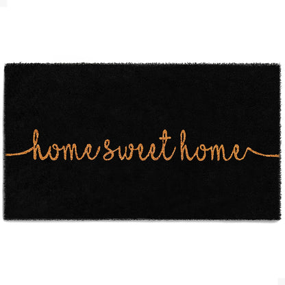 Rustic Greet Natural Coir Doormat - 17x30