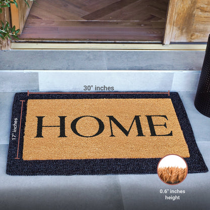 HOME Natural Coir Doormat - 17x30