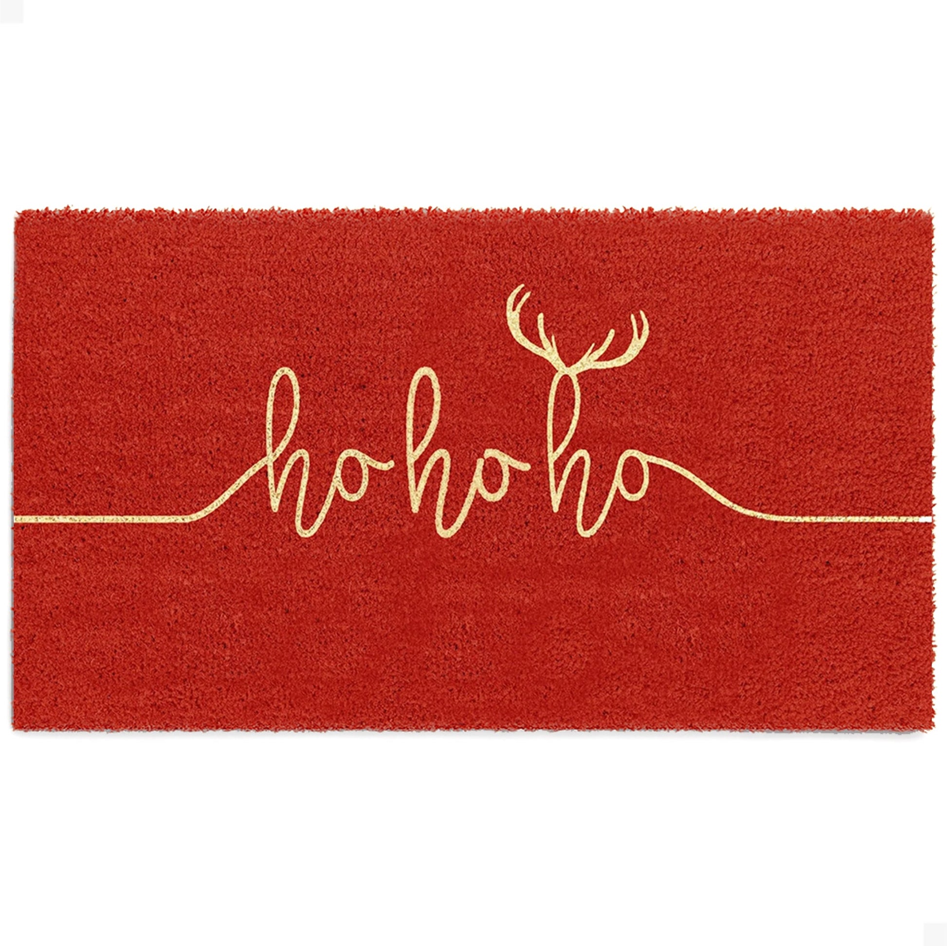 Ho Ho Ho Natural Coir Doormat