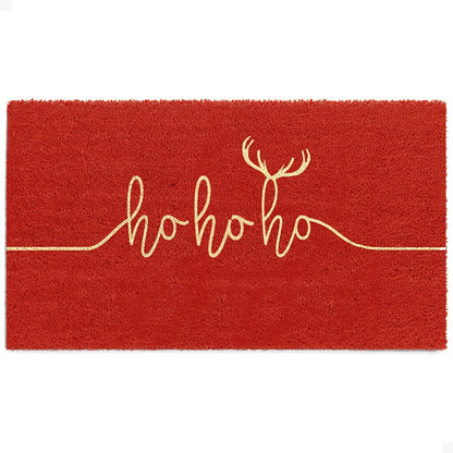 Ho Ho Ho Natural Coir Doormat