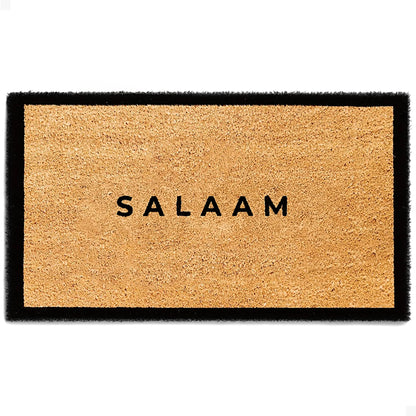 Peaceful Greeting Natural Coir Doormat