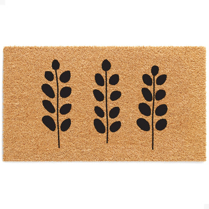 Silhouette Garden Natural Coir Doormat
