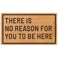 Unwarranted Arrival Natural Coir Doormat