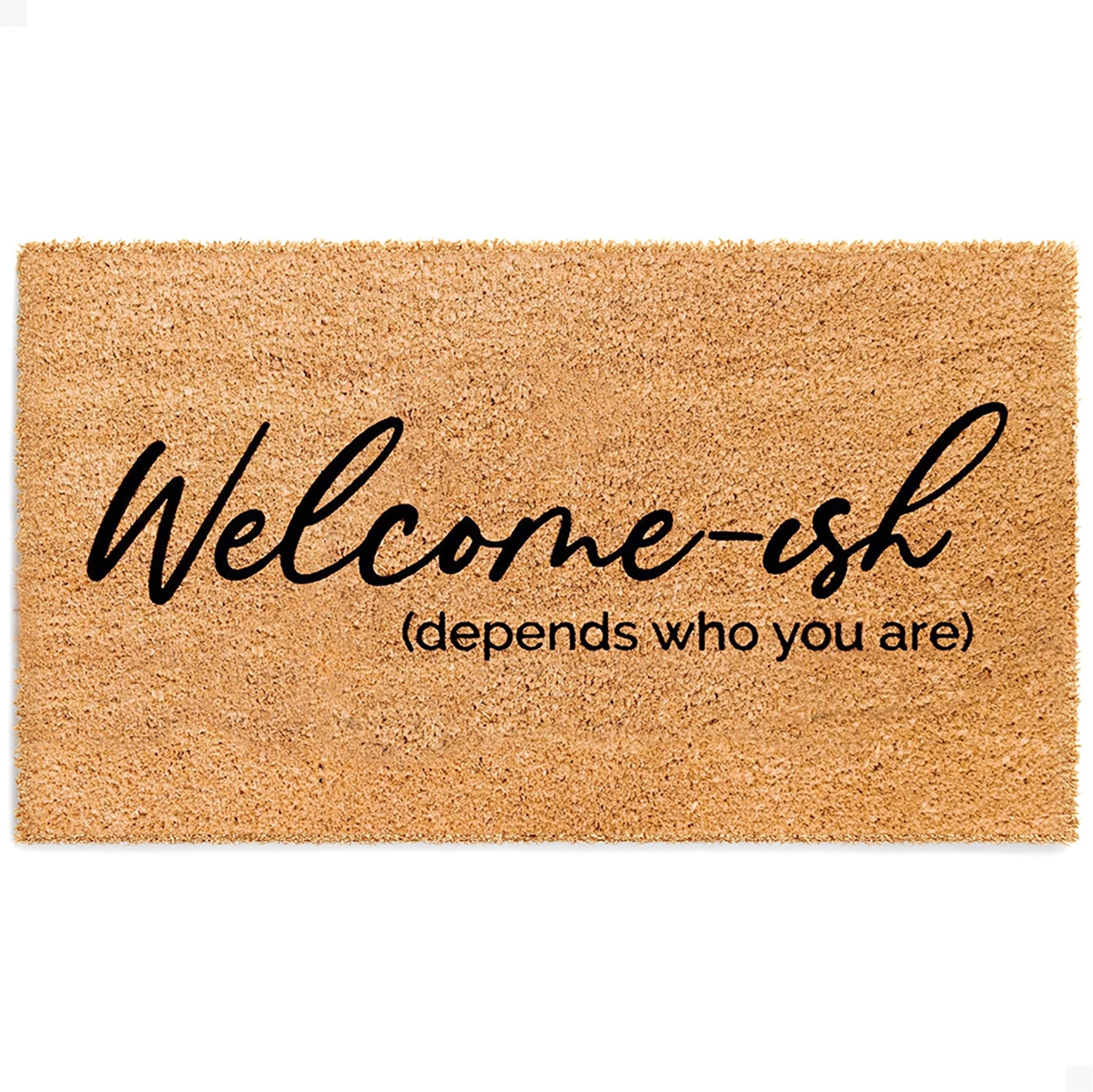 Welcome-ISH Natural Coir Doormat