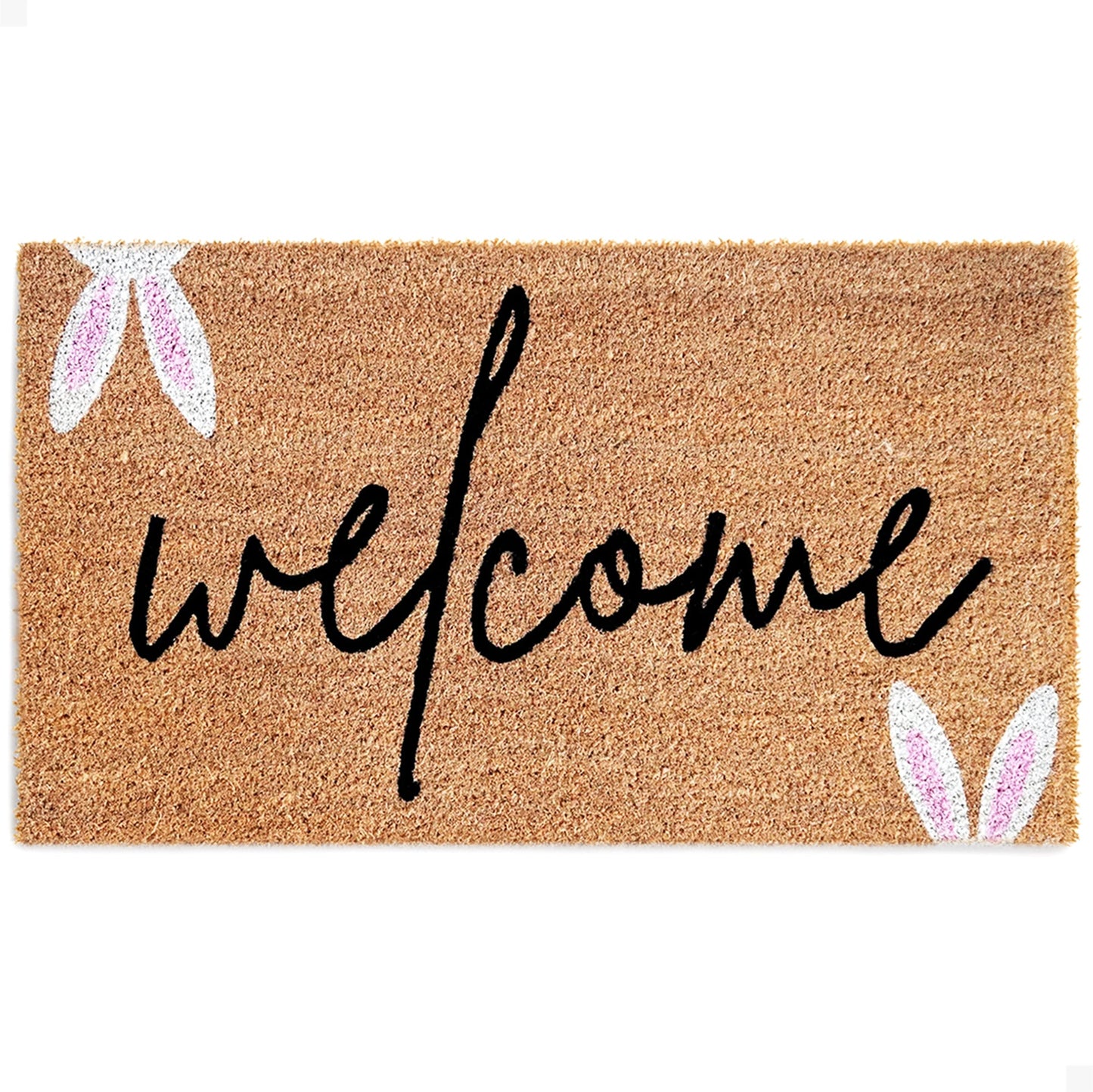 Easter Greetings Natural Coir Doormat - 17x30