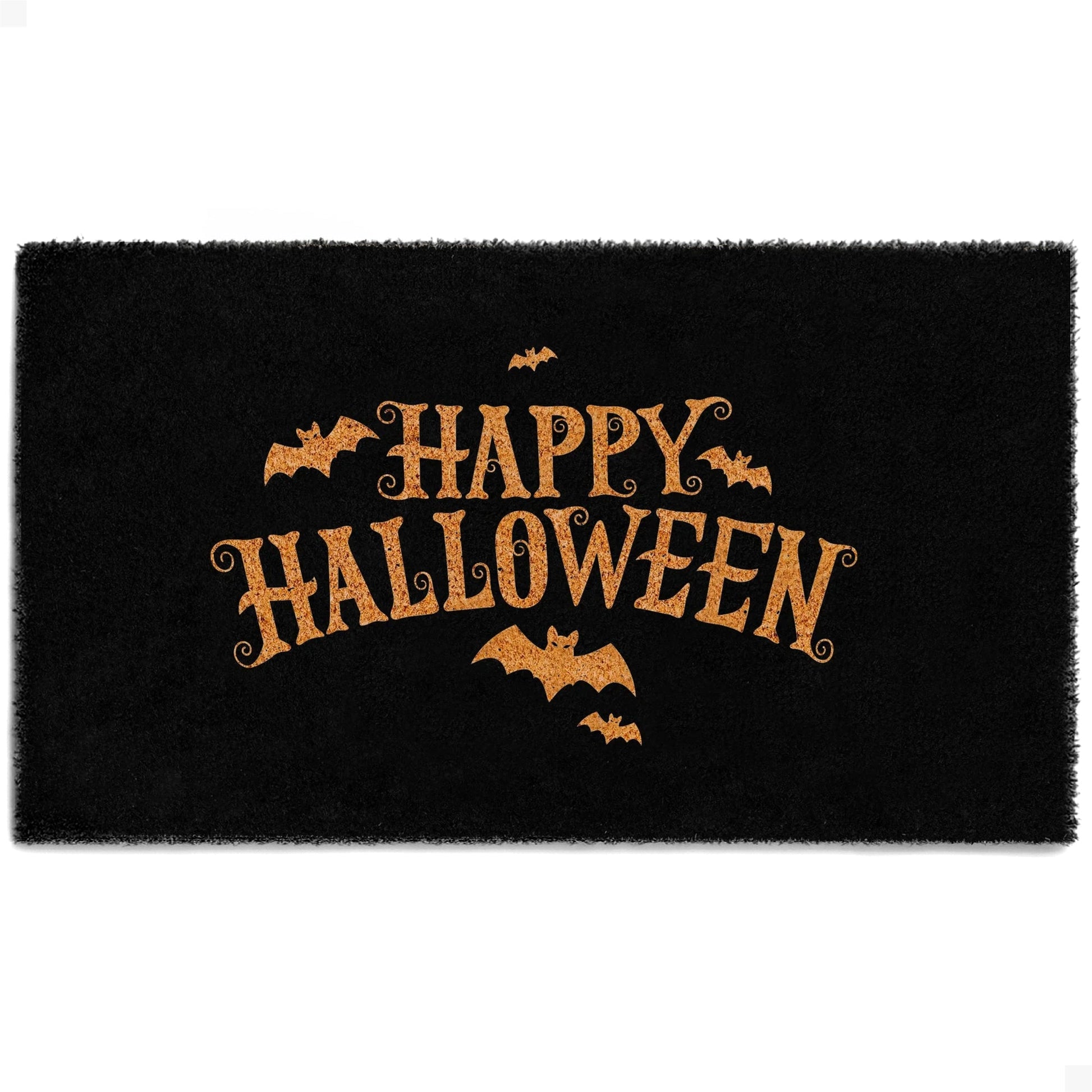 Festive Fright Natural Coir Doormat