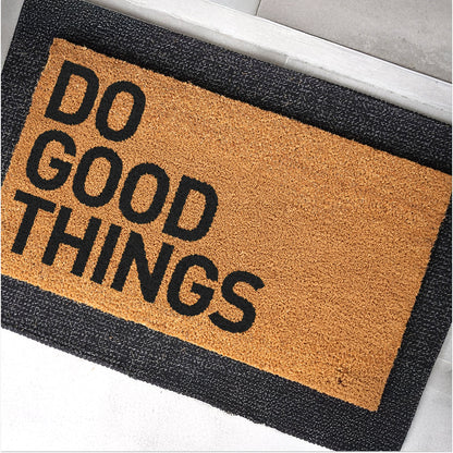 Do Good Things Natural Coir Doormat - 17x30