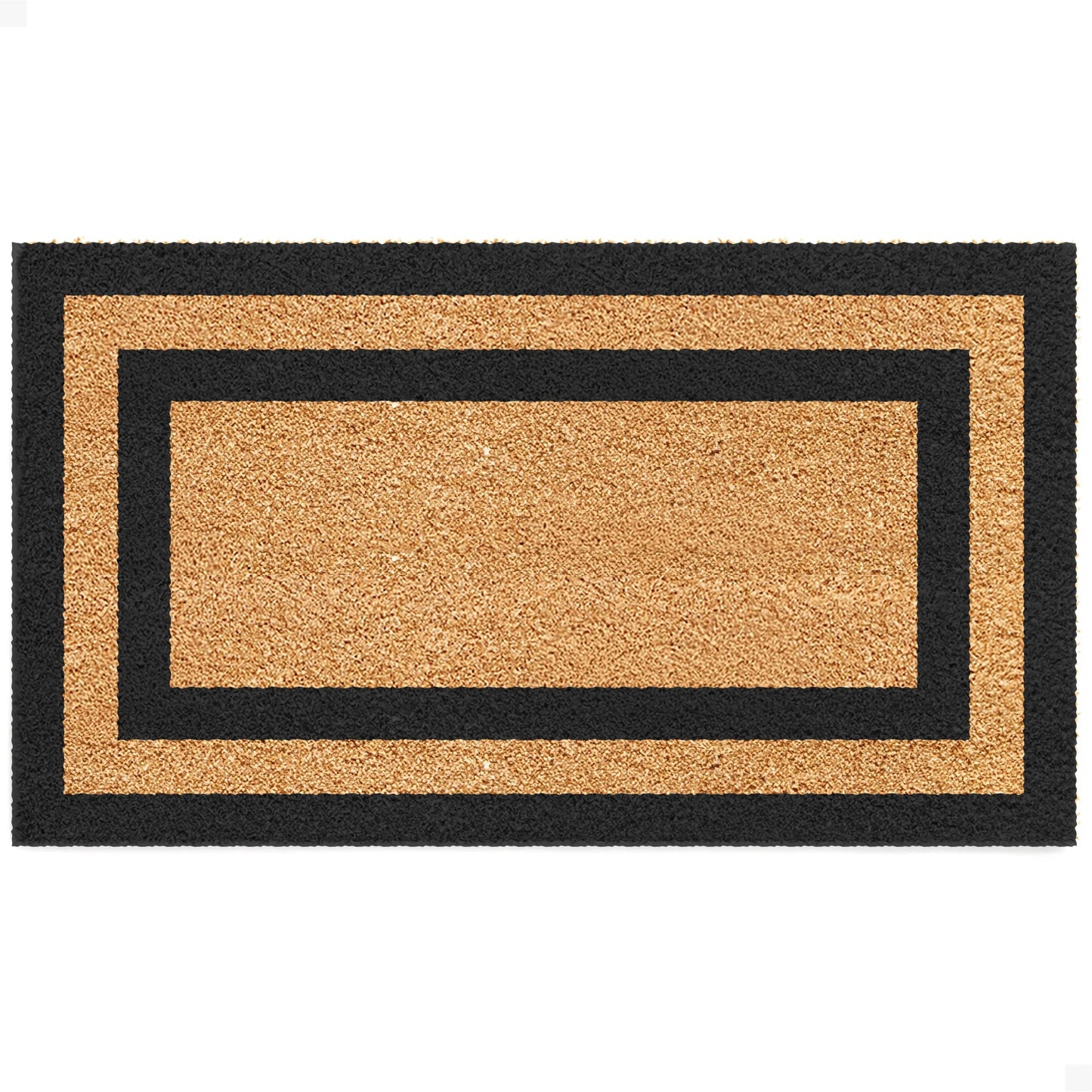 Borderline Natural Coir Doormat - 17x30