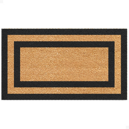 Borderline Natural Coir Doormat - 17x30