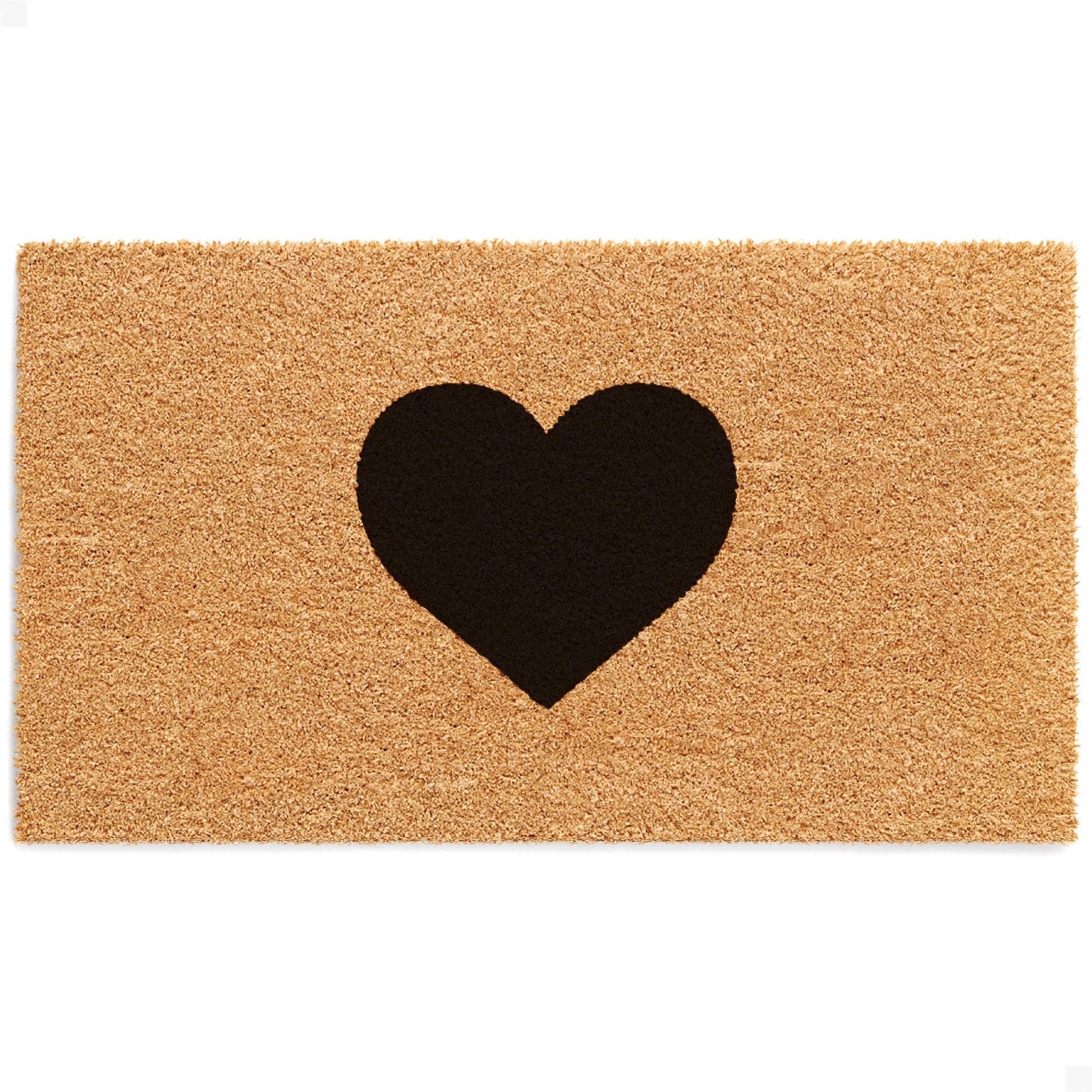 Bold Heart Natural Coir Doormat - 17x30