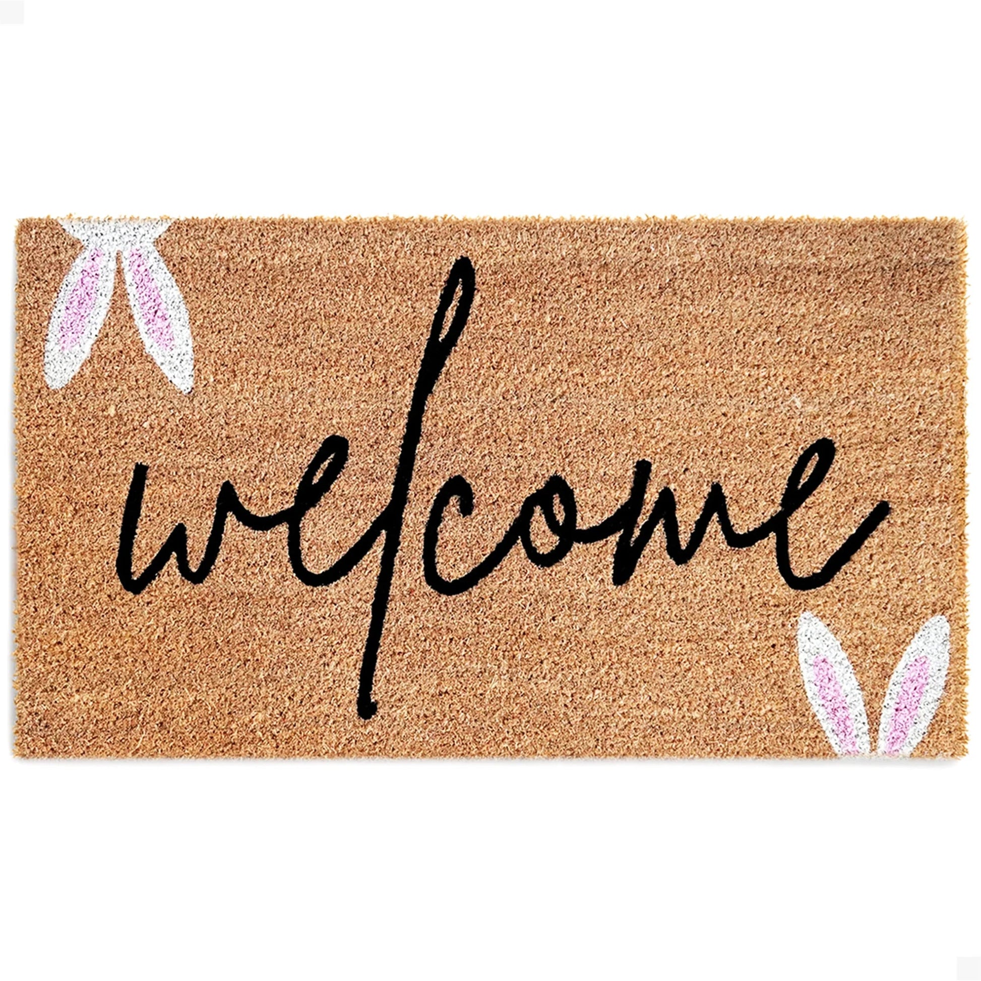 Easter Greetings Natural Coir Doormat - 17x30